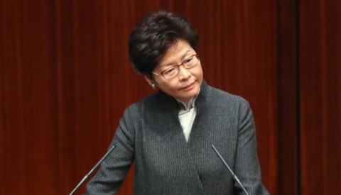 Hong Kong Chief Executive Carrie Lam Cheng Yuet-ngor reportedly identified three major issues faced by the government in 2016, when she was the No 2 official. Photo: Edward Wong
