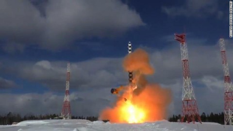 ロシア、新型ＩＣＢＭ発射実験の映像公開