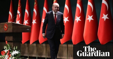 Recep Tayyip Erdoğan: he remains Turkey’s dominant politician and a deeply divisive figure. Photograph: Adem Altan/AFP/Getty Images