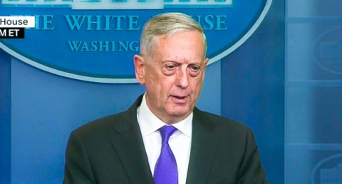 Jim Mattis. Photo: CNN/screen grab