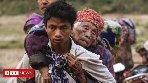 At least 10,000 people are believed to have fled their homes in Kachin this year Photo: AP