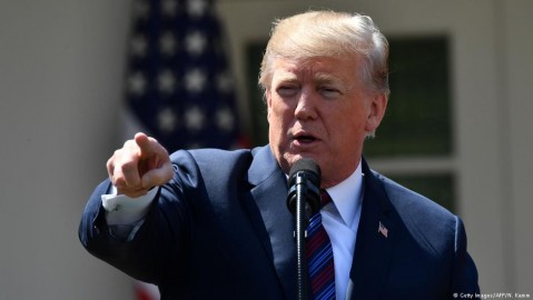 US President Donald Trump. Photo: N. Kamm / Getty Images / AFP