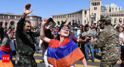 Tens of thousands of Armenian protesters shut down capital