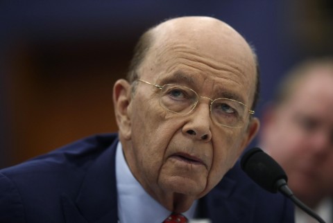 Commerce Secretary Wilbur Ross testifies before a House Committee on Appropriation subcommittee hearing in Washington, Tuesday, March 20, 2018. Photo: Pablo Martinez Monsivais / AP