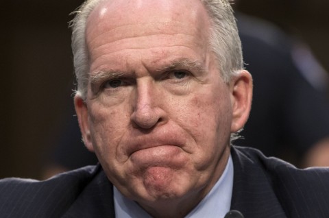 Then-CIA Director John Brennan testifies on Capitol Hill in Washington, Thursday, June 16, 2016, before the Senate Intelligence Committee hearing on the Islamic State. Photo: J. Scott Applewhite / AFP