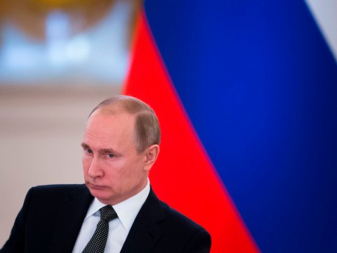 Russian President Vladimir Putin looks on. Photo: AFP/Getty