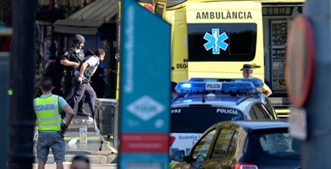 直播：巴塞羅那恐襲 13死逾80傷 2嫌犯被捕