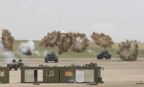 Taiwan drills simulate repulsing Chinese assault on air base