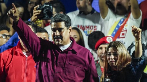 Venezuela's Maduro re-elected president amid poor voter turnout