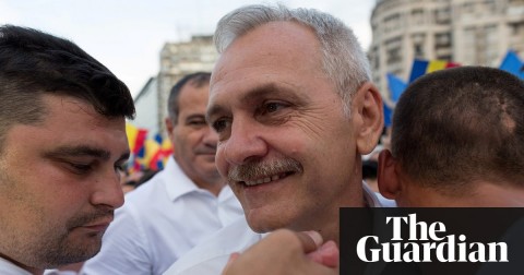 Leader of Romania's ruling party sentenced for corruption