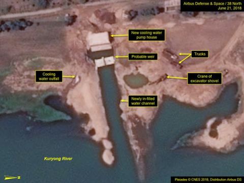 美國透過衛星圖像進行檢查發現北韓正在迅速升級核武研究基地的能力