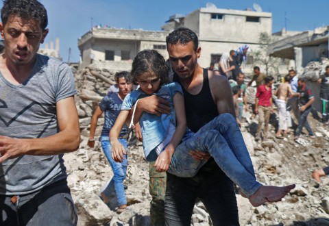 敘利亞平民懇請政府停止攻擊，已經超過4萬5千人因內戰流離失所