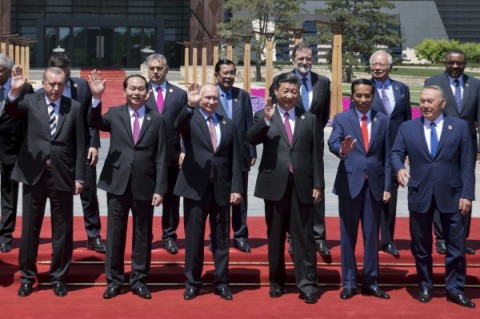 中國國家主席習近平今年五月邀請一帶一路成員國在北京集會