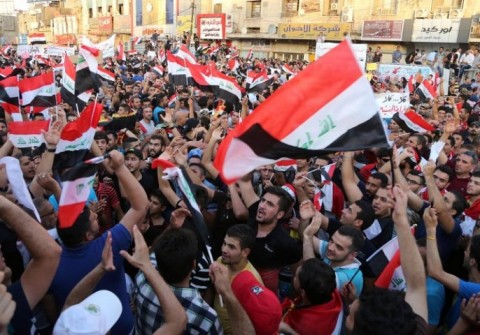 伊拉克政府腐敗惡化，致使抗議者再次走上街頭