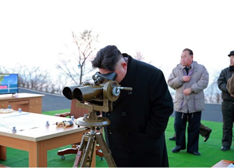 8月份朝鮮發射了洲際彈道導彈後，金正恩在韓朝邊界待了兩週