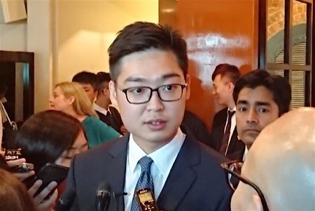 香港独立主張、本土派代表が講演＝言論の自由で論争、中国は中止要求