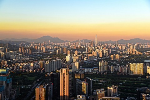 Skyline von Shenzhen