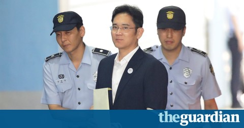 Samsung heir found guilty of corruption and sentenced to five years in prison