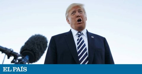 El presidente de EE UU, Donald Trump, este sábado en Elko (Nevada)