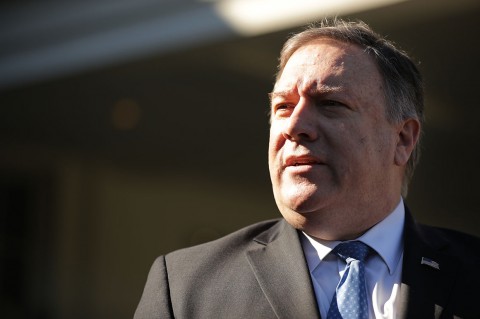 Secretary of State Mike Pompeo said the US is quickly approaching “a moment of crisis” because of the “record number of migrants” entering the country. Photo: Chip Somodevilla / Getty Images