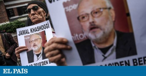 Protestas frente al consulado de Arabia Saudí en Estambul por la desaparición de Jamal Khashoggi
