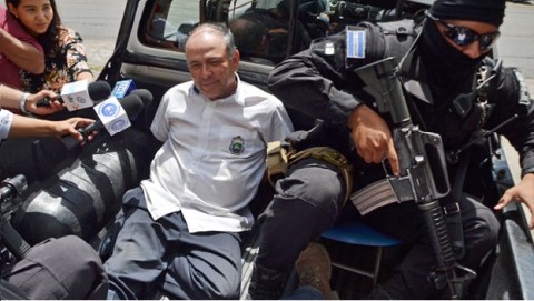 Momento en que se da captura del ex-alcalde Juan Umaña