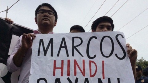 菲律賓反對馬可斯葬英雄墓