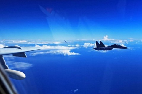 PLA jets circled Taiwan: official