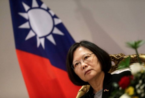 China urges U.S. to block transit by Taiwan president Tsai