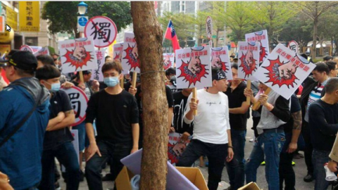 Hong Kong democracy activist Joshua Wong under police protection in Taiwan after assault attempt