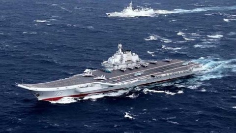 PLA aircraft carrier group departs Taiwan area
