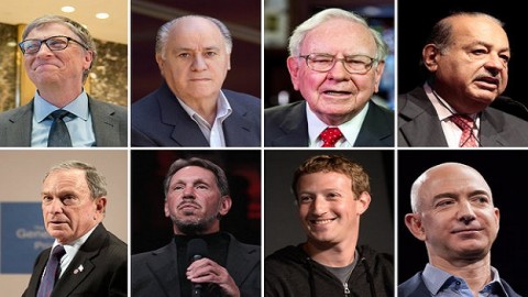 社論》八大超級富豪身家佔全球財富一半