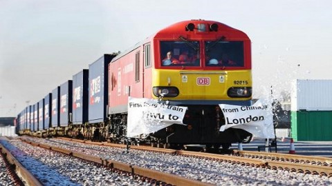 First direct freight train from China to UK arrives in London