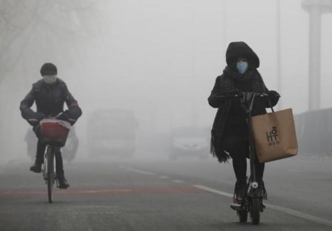 研究報告：因空氣污染造成的死亡人數，2015年中國、印度占世界一半