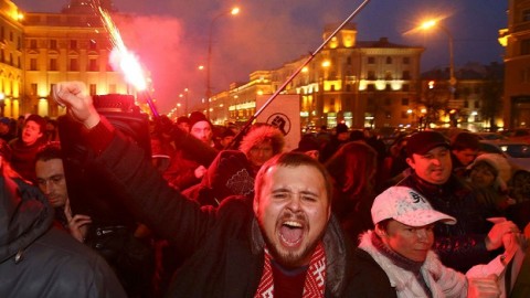 В Минске прошел митинг за отмену декрета «о тунеядцах»