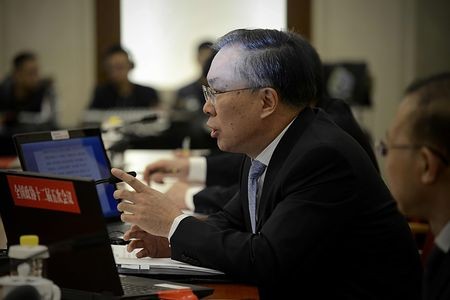 中国の信任が条件＝香港行政長官選で政協報道官